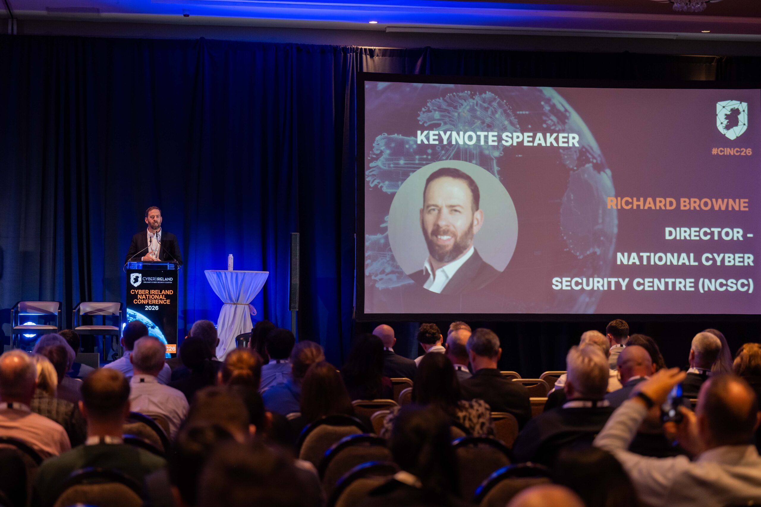 The conference also provided valuable insights into the wider cybersecurity industry, covering topics such as threat intelligence, artificial intelligence, talent development and the importance of collaboration between industry, government and academia. As Ireland's cybersecurity sector continues to grow, events like Cyber Ireland play an important role in bringing the community together to share knowledge, experiences and best practices.</p>
<p>For HCS, the event was a fantastic opportunity to showcase our new partnership with eSentire and discuss how organisations can benefit from combining trusted local expertise with world-class Managed Detection and Response capabilities. Together, HCS and eSentire help organisations strengthen their cybersecurity posture through proactive threat detection, monitoring and response services.</p>
<p>We would like to thank everyone who stopped by to connect with the team throughout the day. We look forward to continuing those conversations and supporting organisations across Ireland as they navigate an increasingly complex cybersecurity landscape